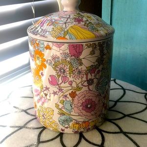 Liberty of London for Target large stoneware poppy floral canister